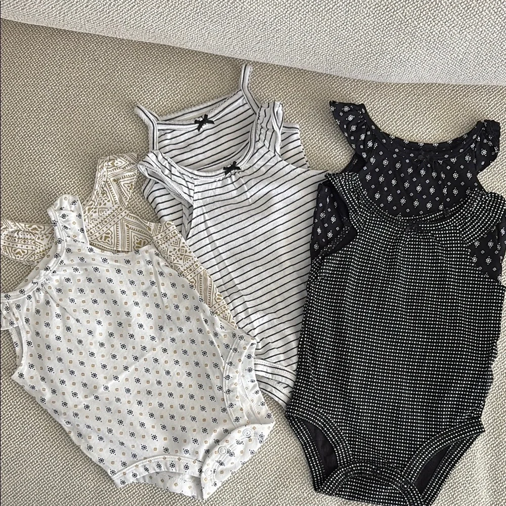 Carter’s Stylish Kids Cotton Printed Bodysuits, Set of 6